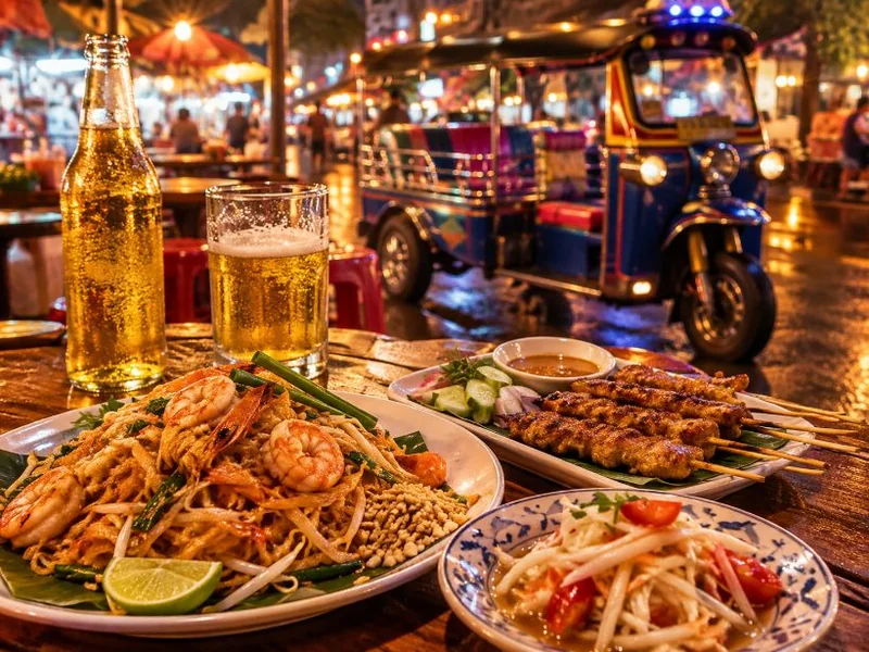 Mitternachts-Food-Tour mit dem tuk tuk